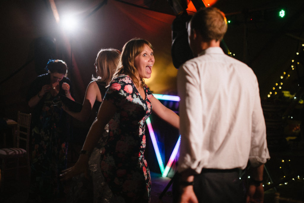 dancing in the tipi