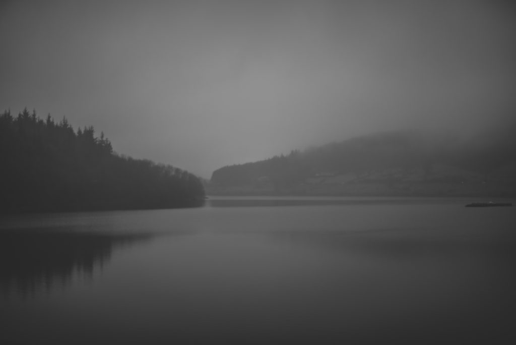 Lady bower reservoir in the mist