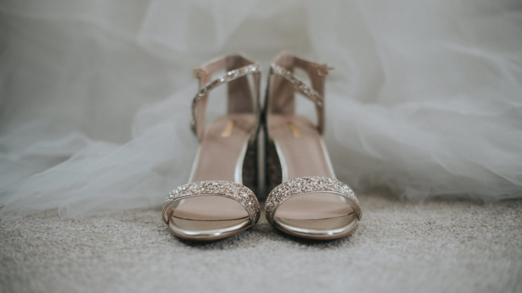 sparkly wedding shoes