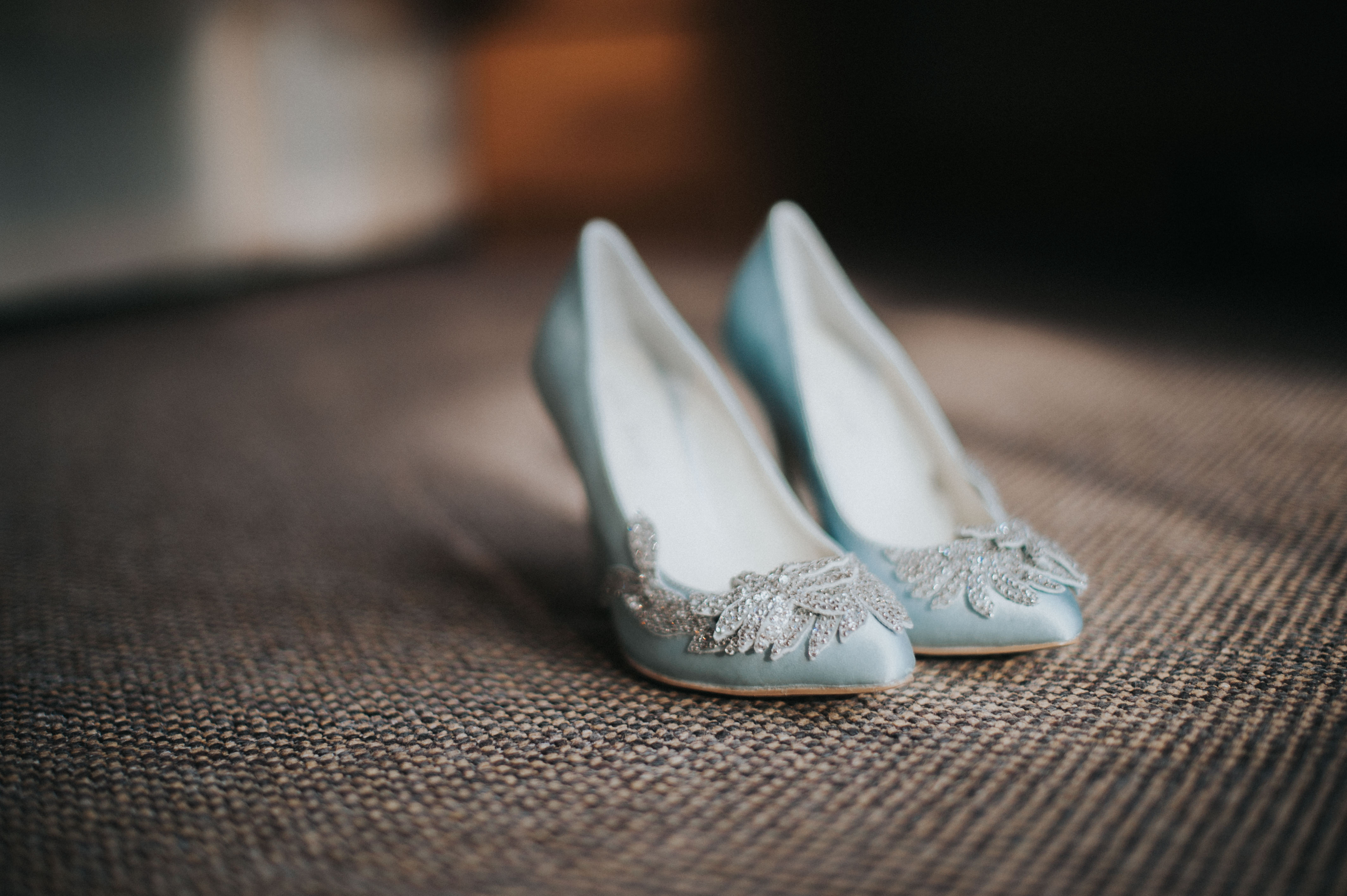 blue wedding shoes - Maree Frances Photography
