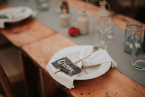 Wedding table details